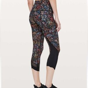 Lululemon Crop Floral Leggings Size 8